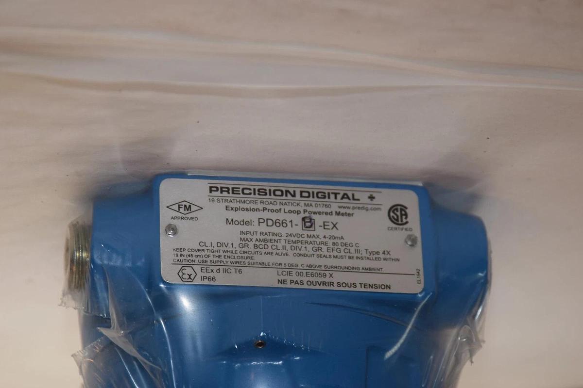Precision Digital PD661-B-EX Explosion Proof Loop Powered Meter B/L PD661BEX