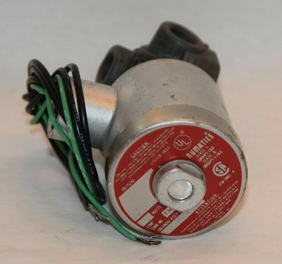 (NEW) NUMATICS 226-401B 24Vdc 6W Solenoid Valve W/ 12SXD352B Control Valve