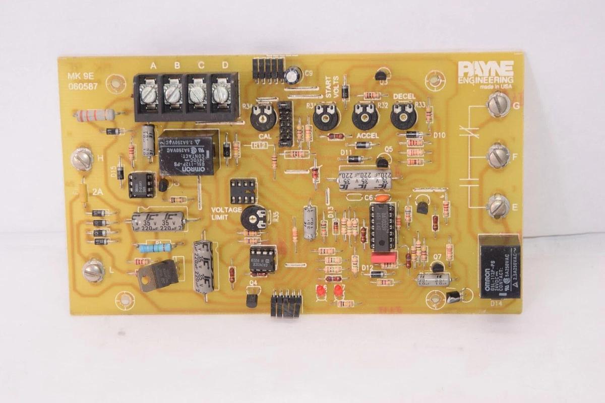 Used PAYNE MK 9E 060587 MK9E Circuit Board