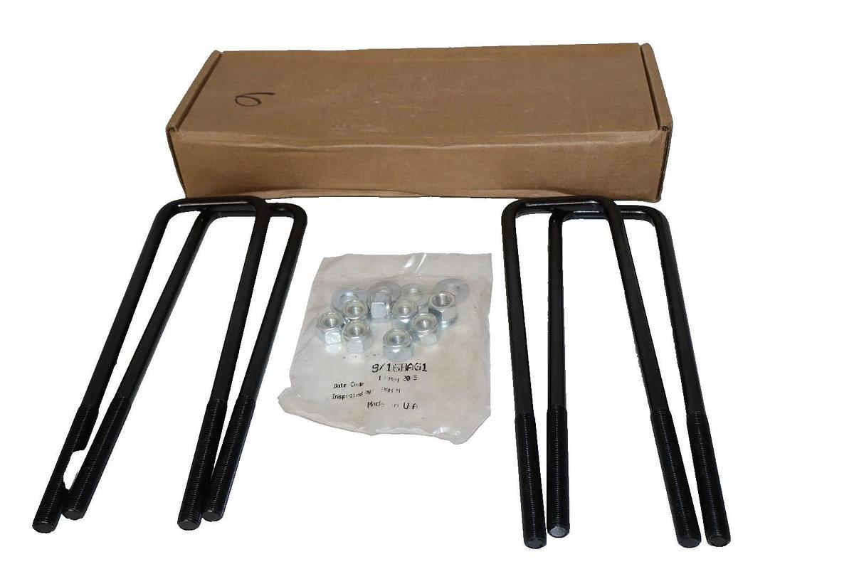 Rough Country 9/16" Square U-Bolts 7660  (3.0 x 13) (New)