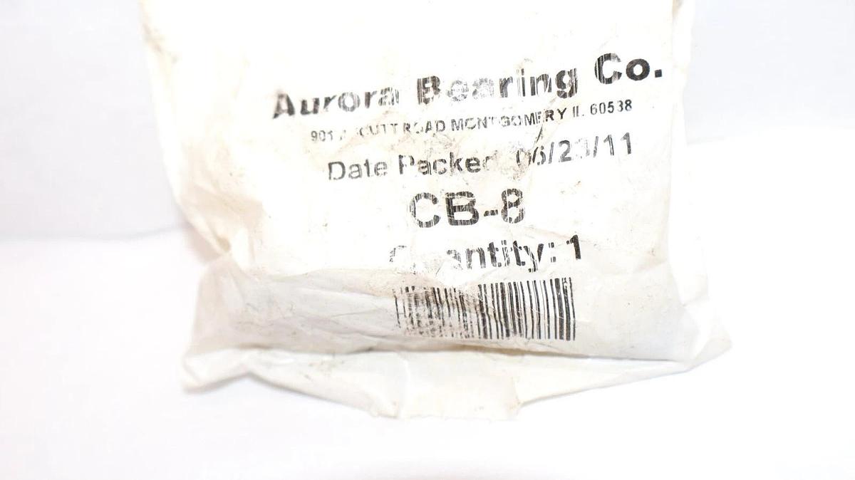 (NEW) AURORA BEARING CO. CB-8 , CB8 1/2" Male Left-Hand Rod End