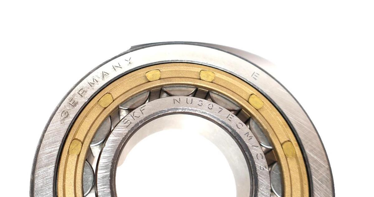 SKF NU307ECM/C3 , NU 307 ECM/C3 Single Row Cylindrical Roller Bearing (New)