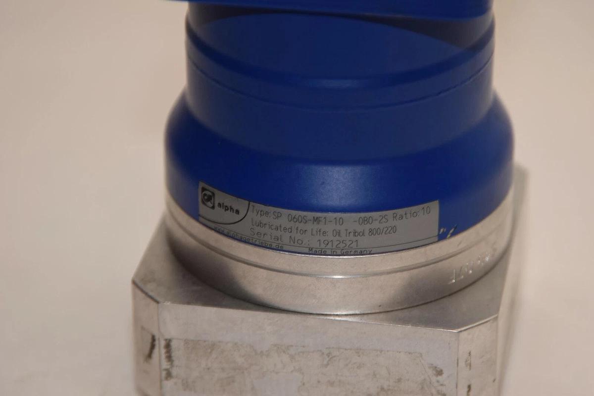 Used WITTENSTEIN / ALPHA SP 060S-MF1-10-0B0-2S 10:1 Planetary Gearbox Motor