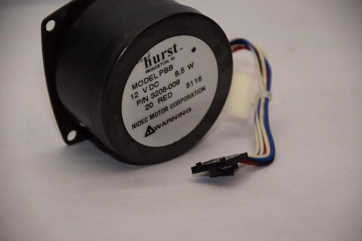 (NEW) HURST / NIDEC MOTOR CORP. PBS , 3208-009 12Vdc 8.5W Gear Motor