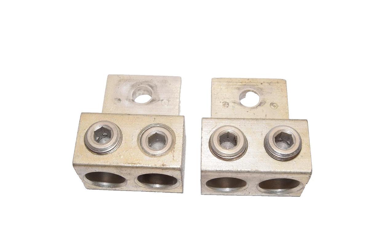 DCC C-17 DU-600 600mcm-4 AL-CU Double Mechanical Lugs (New - Lot of 2)