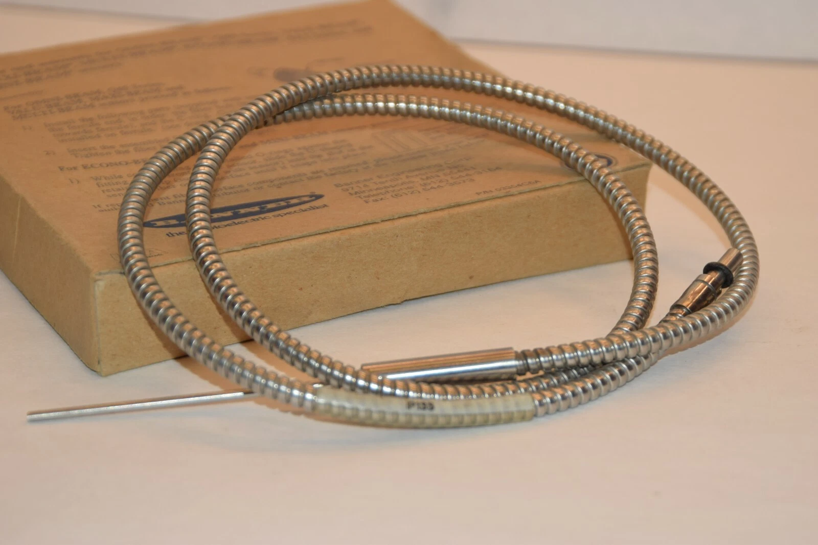 BANNER IP13S FIBER OPTIC SENSOR CABLE (NEW)
