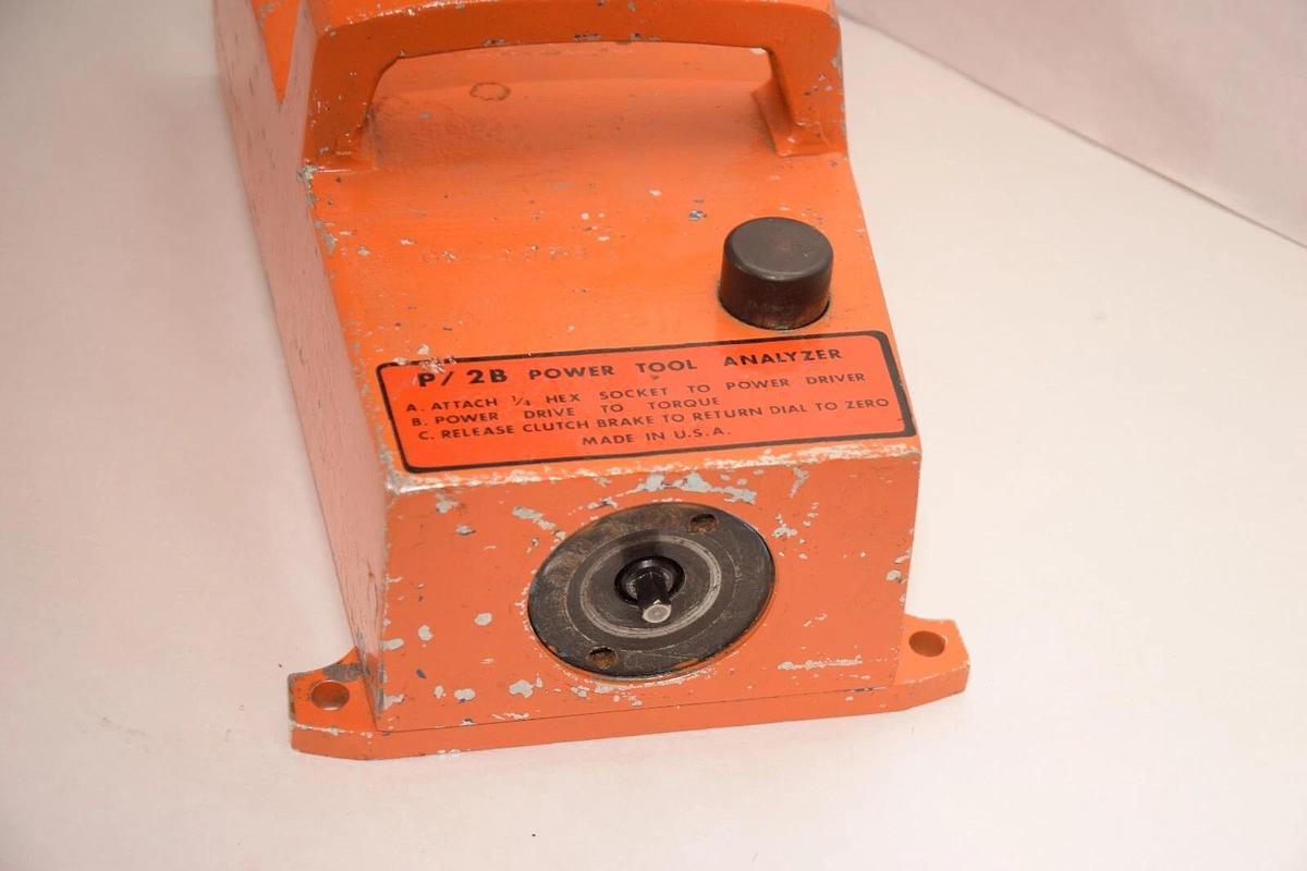 Used CLECO DRESSER P/2B P2B Power Tool Torque Analyzer 20 IN 20IN LBS 2.2 Nm