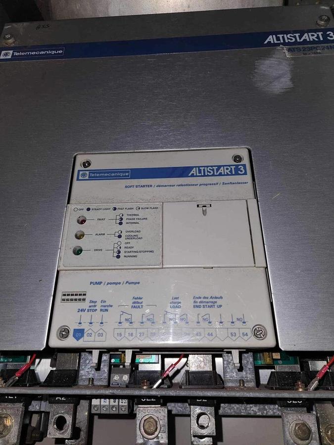 Used Telemecanique, ATS23.C24N, Altistart 3, ATS23, 248A 208/230/460V 75/100/200HP
