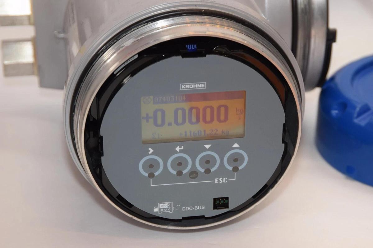 Used Krohne Optimass Meter Head 6400C S25  Flow Meter