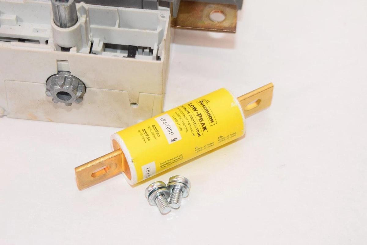 Used ABB OS100GJ30 100A Amp 600Vac LPJ-70SP General Purpose Switch *Missing Cover*