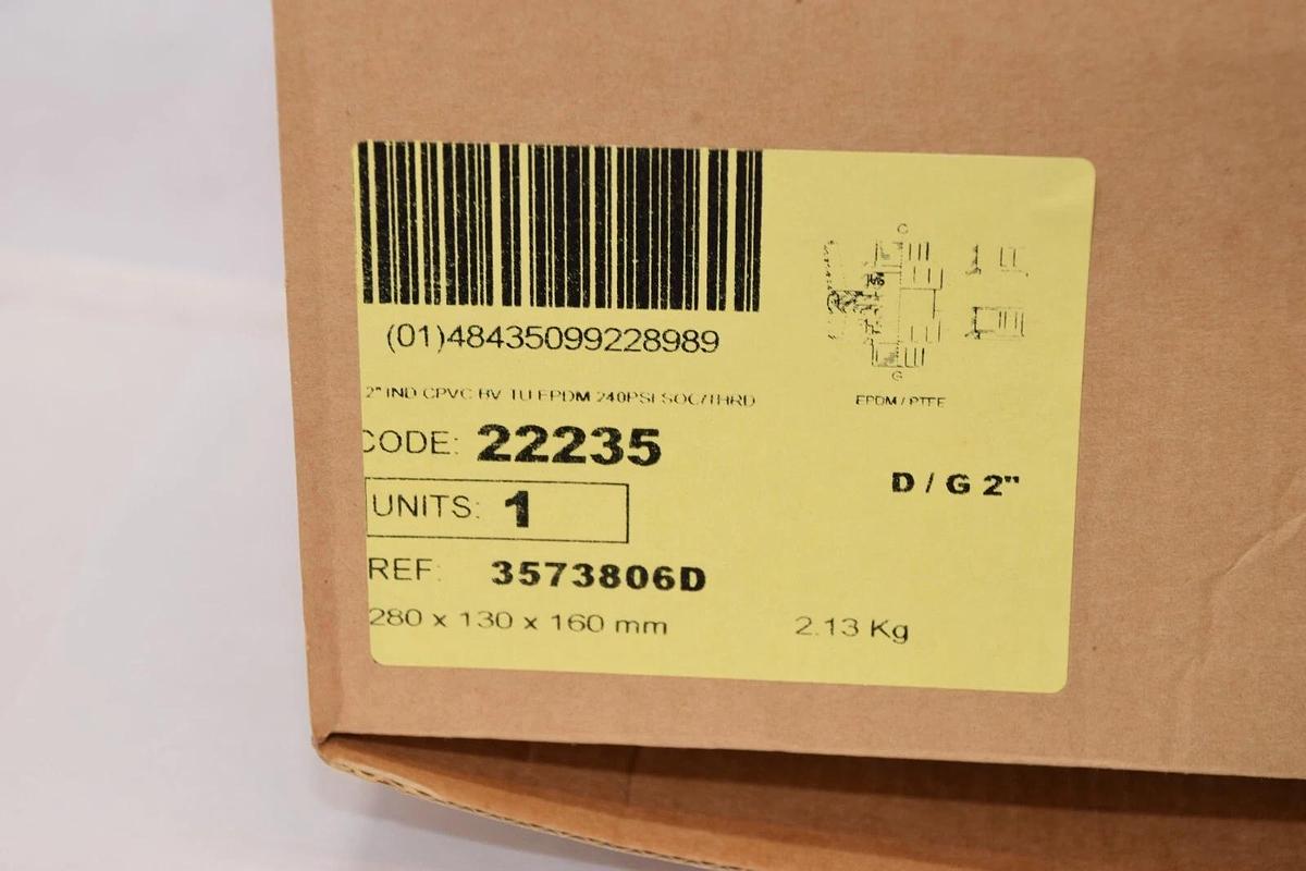 CEPEX Hayward CPVC Ball Valve  D-63-2" D/G 2" 22235 280x130x160mm EPDM/PTTE NEW