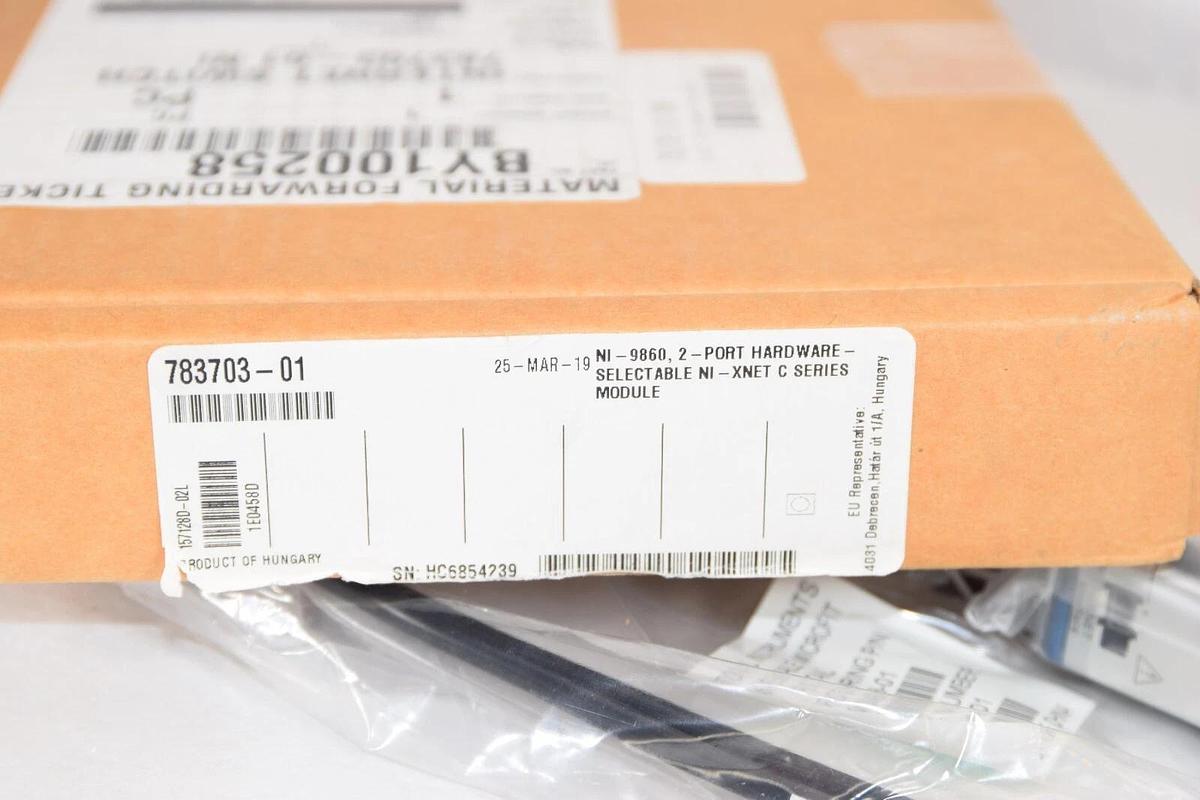 (NEW) NATIONAL INSTRUMENTS NI-9860 783703-01 NI 2 Port  Module