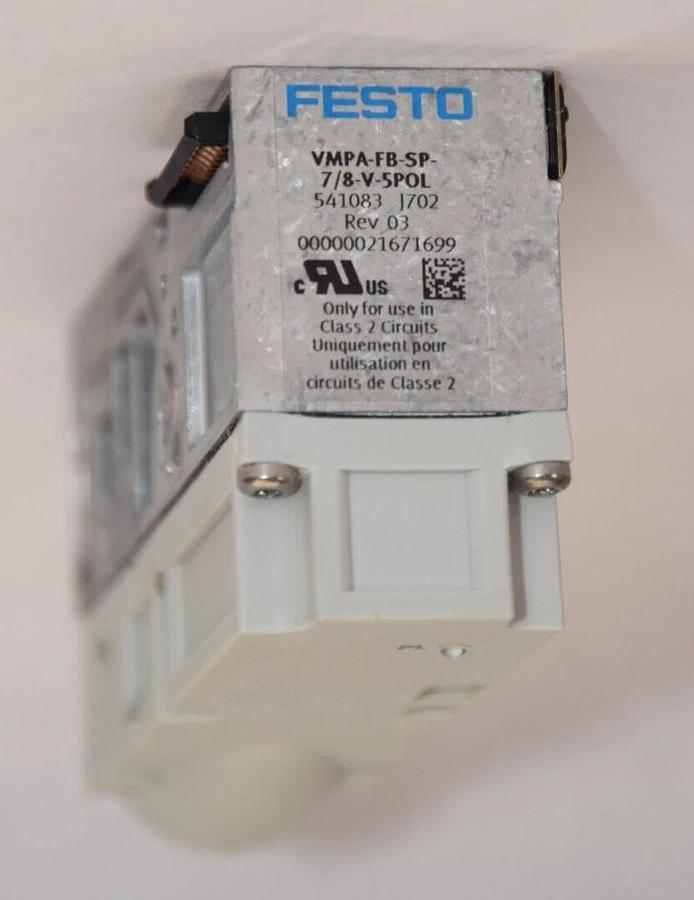 Used FESTO VMPA-FB-SP-7/8-V-5P0L , 541083 Manifold