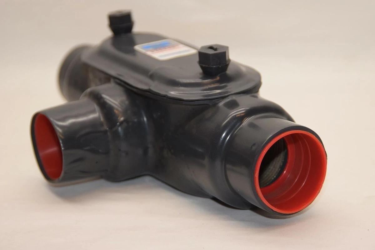 (NEW) THOMAS & BETTS OCAL Blue TA02559 A 9269491 1-1/4" Coated Conduit Body Tee