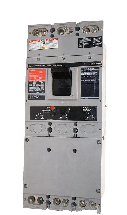 Used Siemens ITE I-T-E Sentron Breaker CLD63B600 600A 600 Amp 600v CLD6-A 3p DMG READ