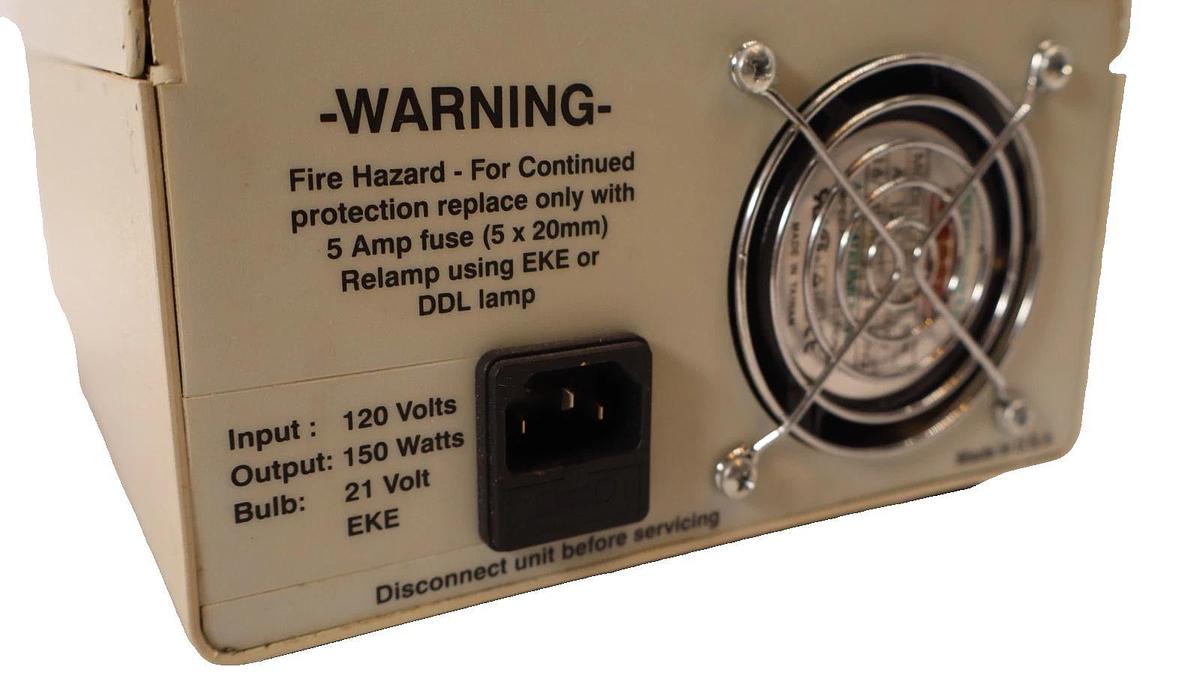 Used Micro Lite FL3000 Fiber Optic Light Source With Power Cord