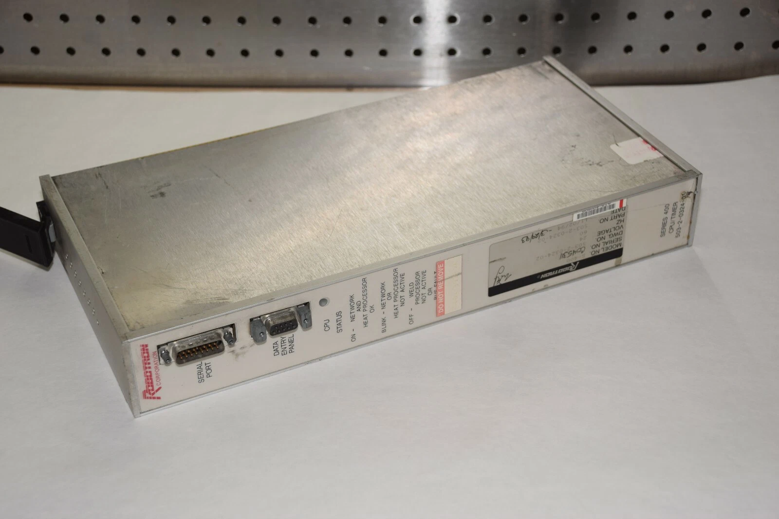 Used ROBOTRON CORP S 400 CPU/Timer S-400 503-2-0324-02 CNC Card