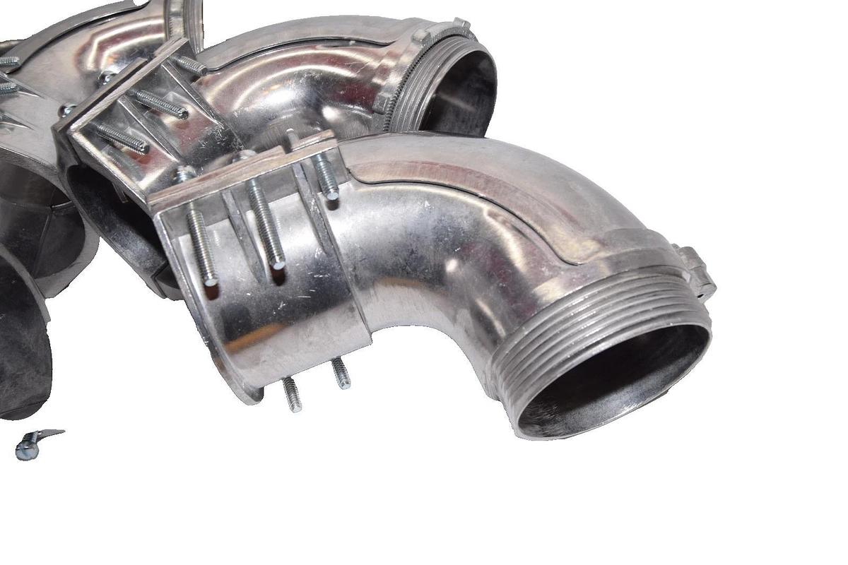 Nesco 812-DC2 3" 90 degree 2-Screw Flex Connector Fitting (New - Lot of 5)