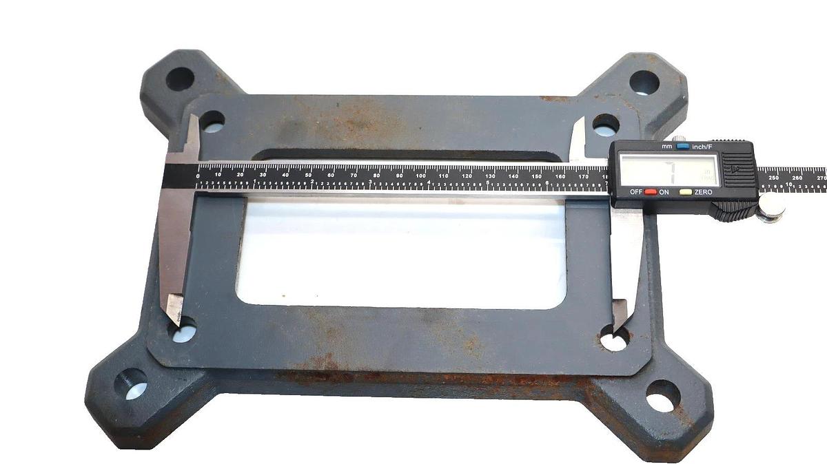 Boston Gear Mounting Base Plate for Gear Reducer 8161 7"x4" (New)