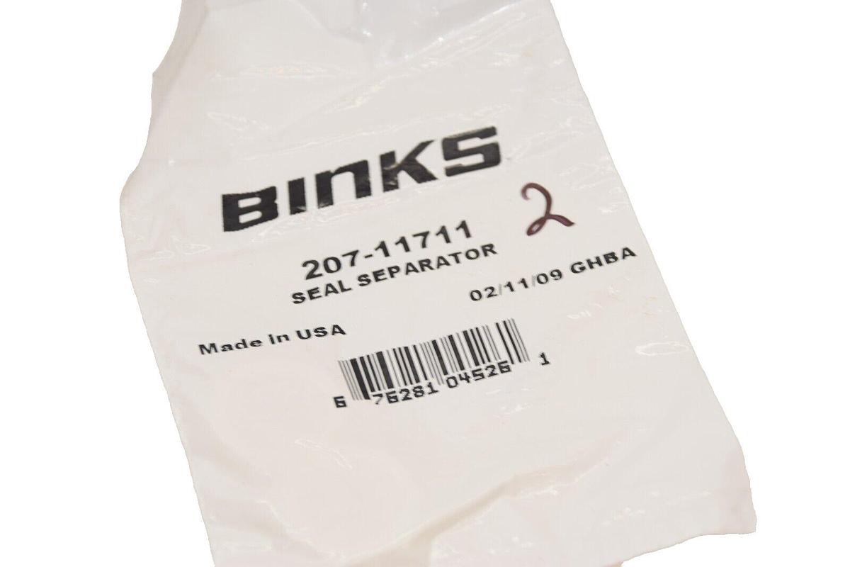 (NEW  - Pack of 2) BINKS 207-11711 , 20711711 Seal Separator