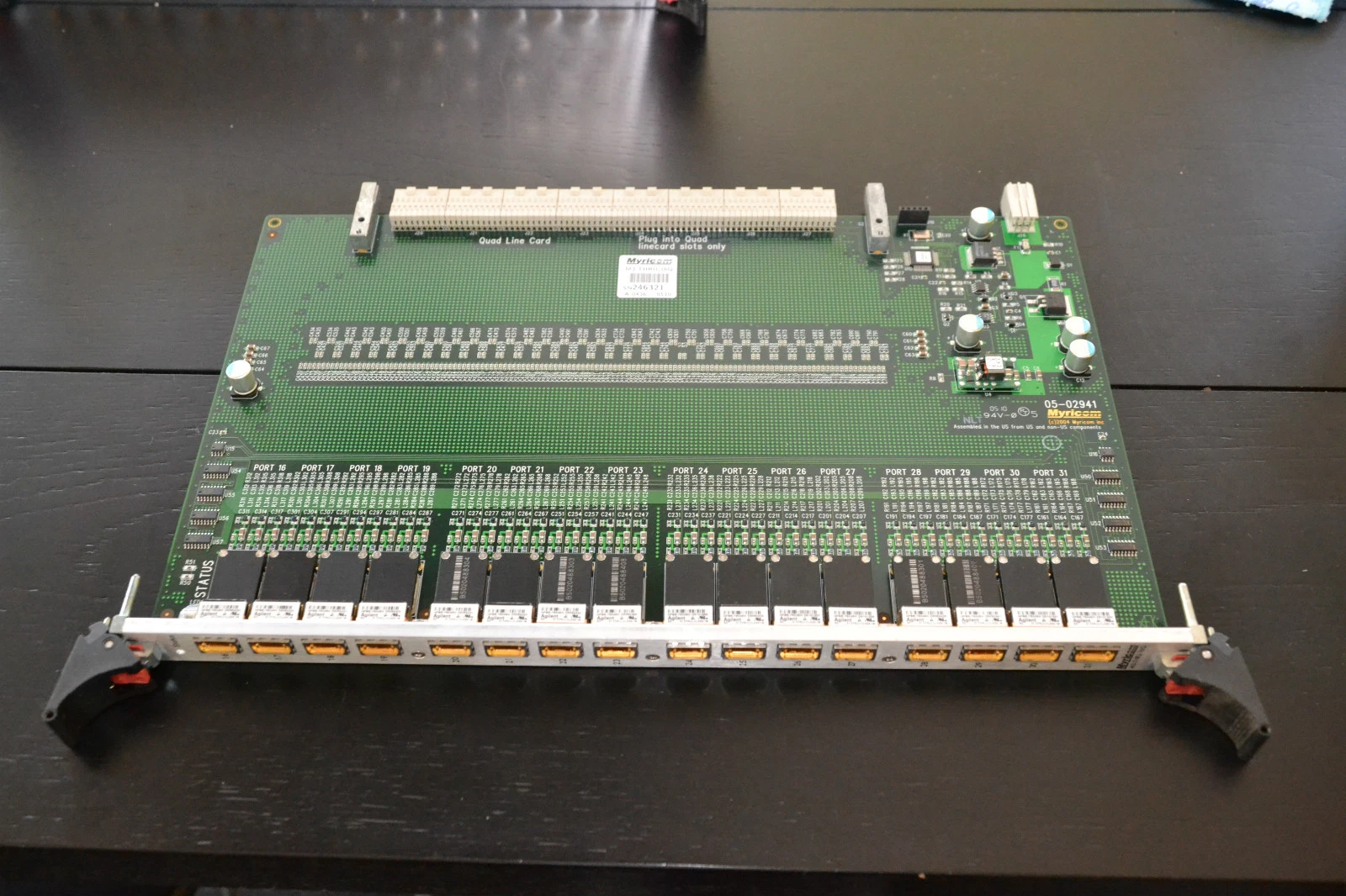 Used MYRICOM CIRCUIT BOARD CARD M3-THRU-16Q M3 THRU 16Q M3THRU16Q