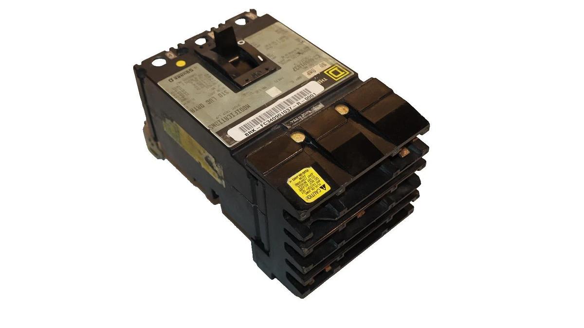 Used Square D 90A 90 Amp Circuit Breaker C340901037