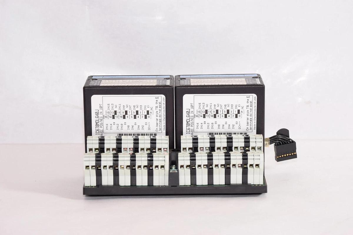 Used GE FANUC IC670CHS002E 24Vdc  I/O Base 2 Tier Box Terminal ic670mdl640J