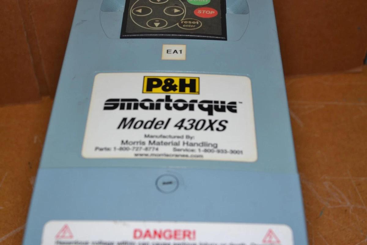 Used P&H SMARTORQUE MORRIS MATERIAL HANDLING DRIVE R77319D18 430XS 10Hp 7kW 460v