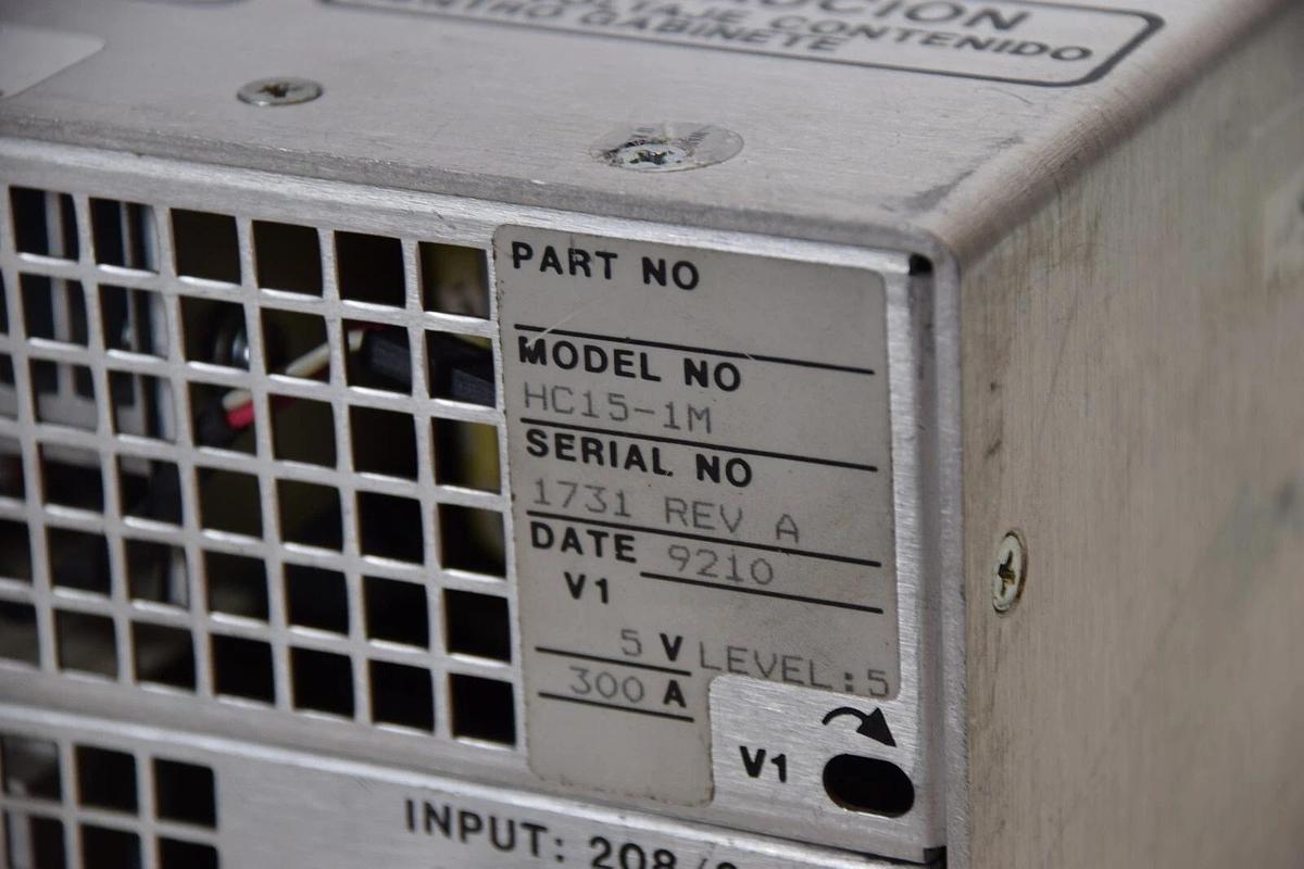 Used HC POWER HC15-1M , HC151M 208/240Vac 15Amp Power Supply Switcher