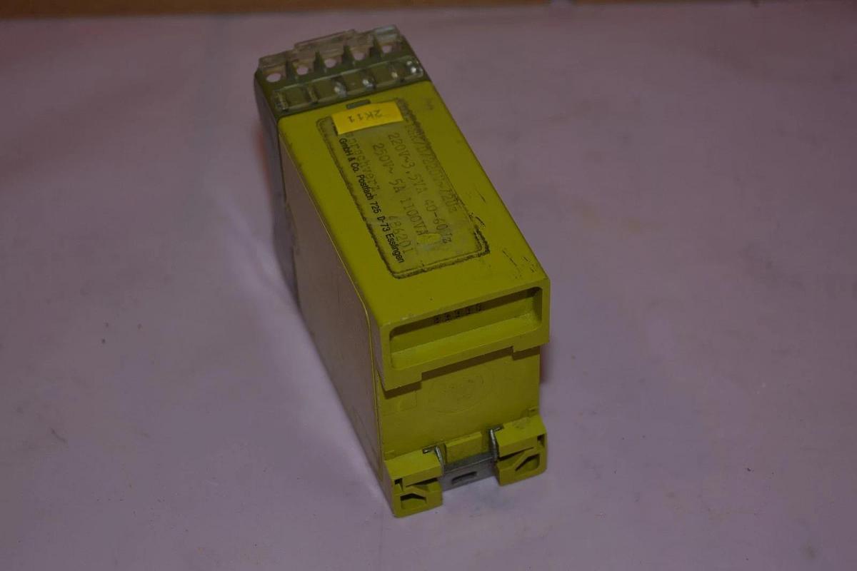 Used PILZ PA-1SK/D/220V/2UZ 250V 5A 40-60Hz Safety Relay Counter