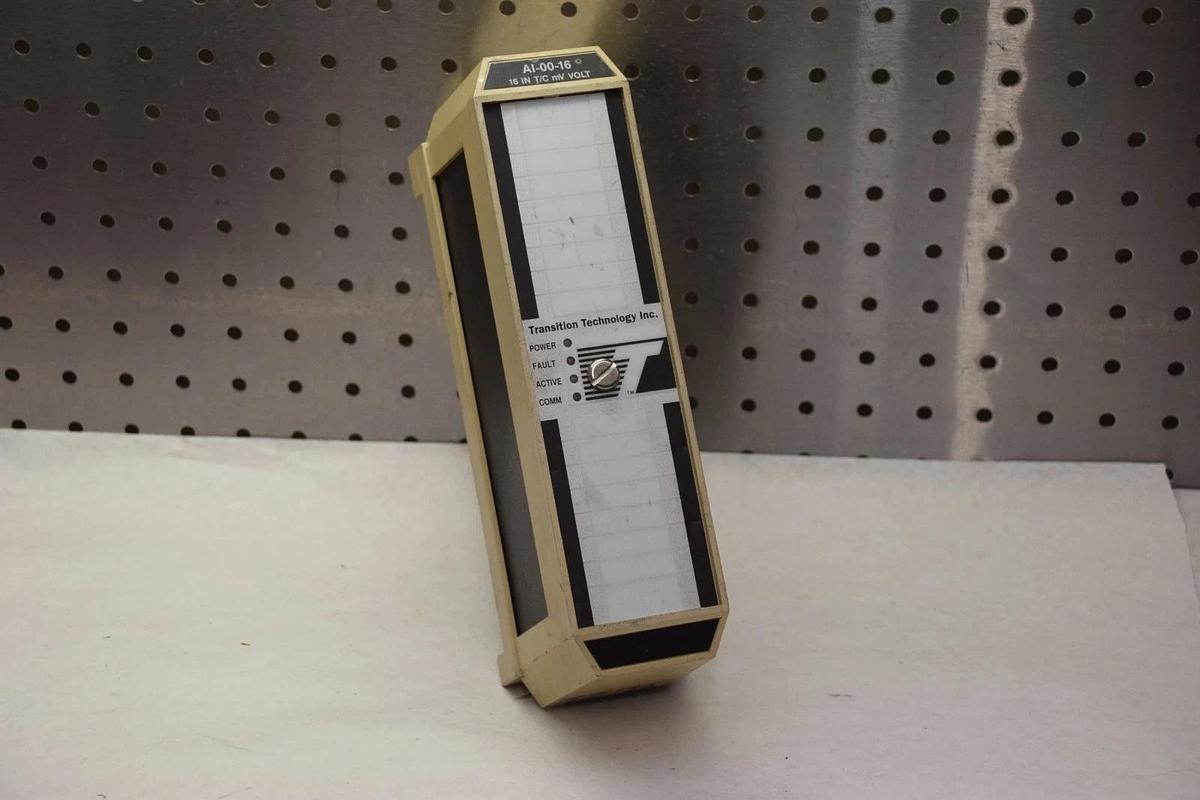 Used TRANSITION TECHNOLOGY INC. AI-00-16 AI0016 16 IN T/C mV VOLT 0-5VDC 20nA MODULE