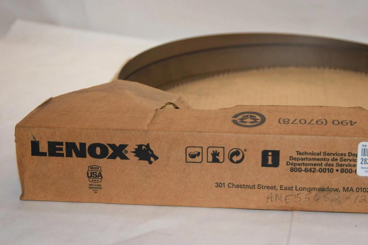 (NEW) LENOX 28316RPB103175 RX +Welded Band Saw Blade 10' 5"x1"x0.35x4/6 VPVR