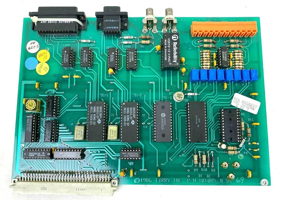 Used FORRY Circuit Board Card 101839 REV C