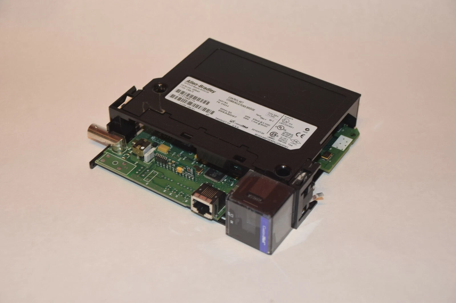 Used Allen Bradley 1756-CNB/E Control Net COMMUNICATION BRIDGE