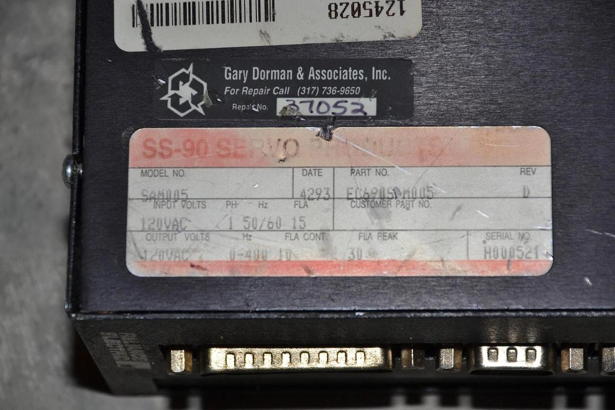Used Reliance SS-90 Servo Amplifier  EC690SAM005 SAM005 Electro-Craft Drive