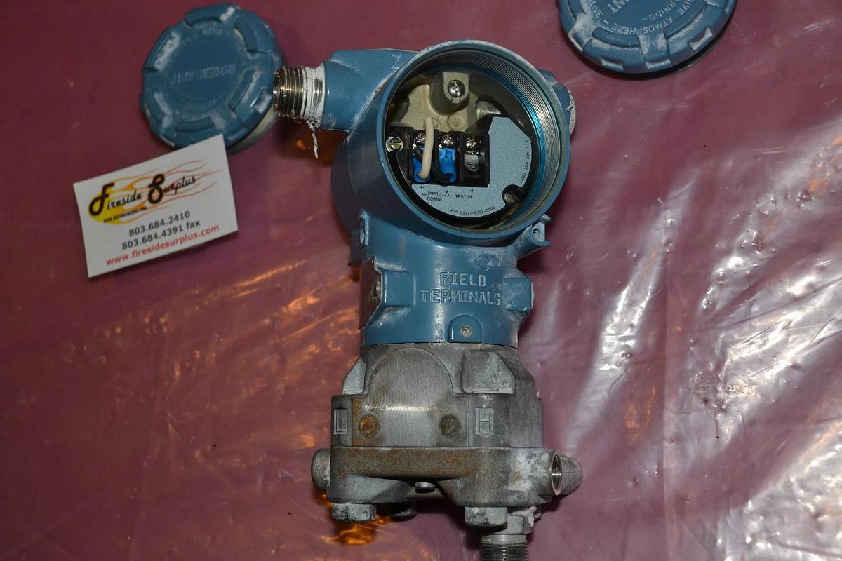 Used ROSEMOUNT 3051 CG3A22A1AC6 SMART TRANSMITTER 3051CG3A22A1AC6 03031-0332-0003