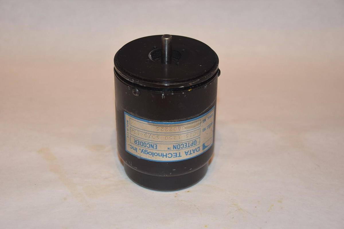 Used DATA TECHNOLOGY OC25-1250-50/5-62B OPTECON ENCODER
