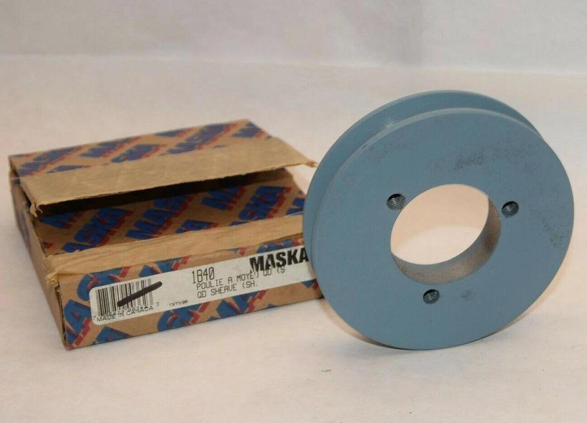 (NEW) MASKA 1B40 QD (SH) Bushing Sheave
