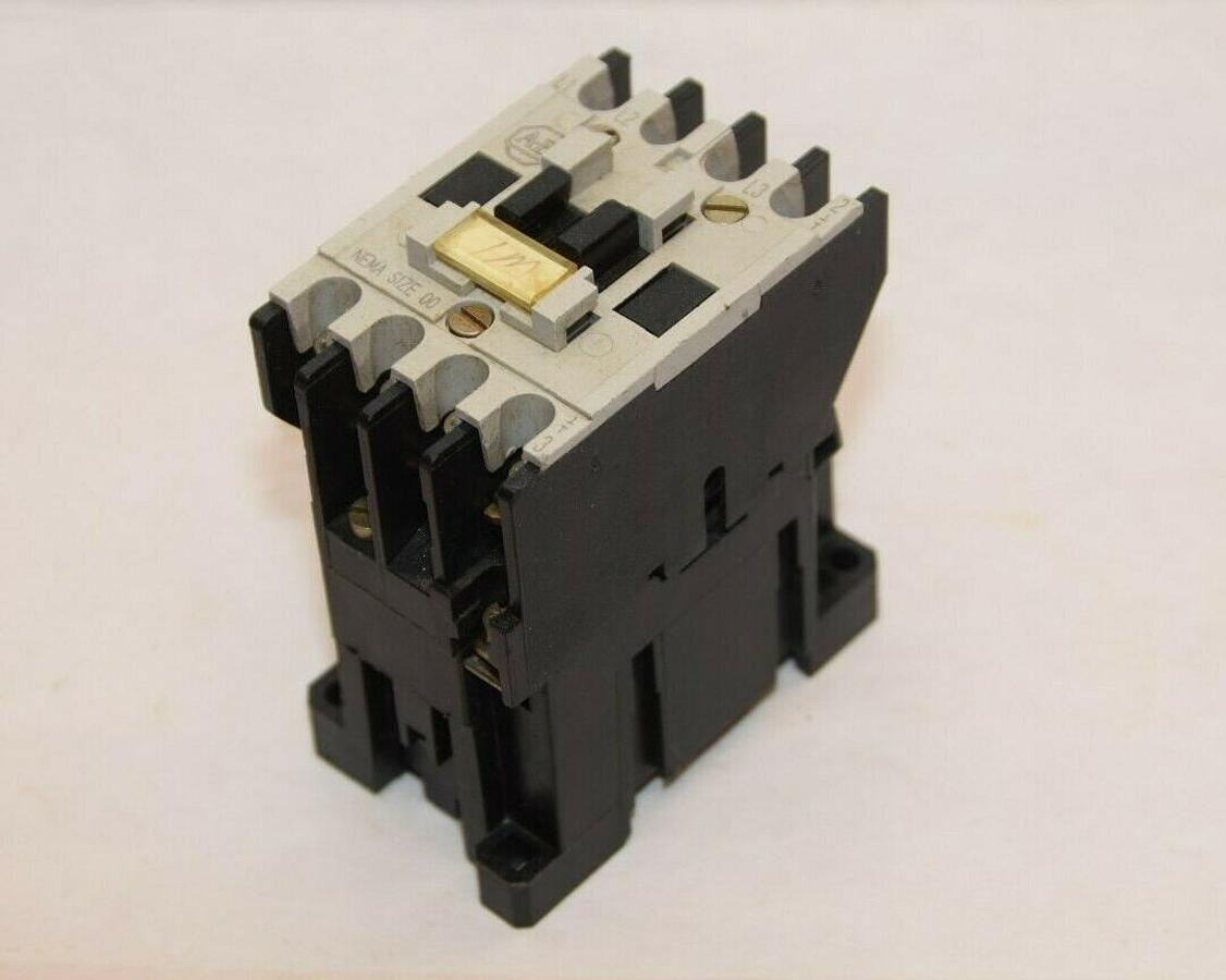 Used ALLEN BRADLEY 509-T0J 509-TOJ Series B Size 00 3Ph 3-4P 600V 24V Coil Starter