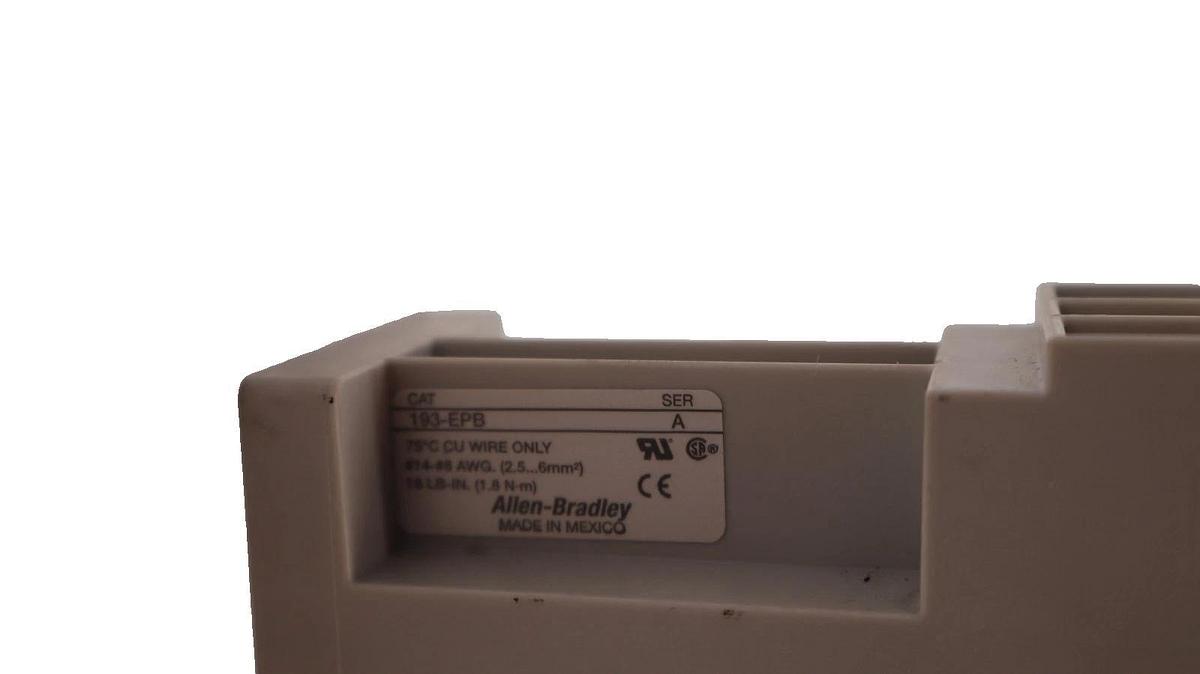 Used ALLEN BRADLEY 193-NXLB-EECB , 193NXLBEEDB Series C Overload Relay 1.0-5.0A