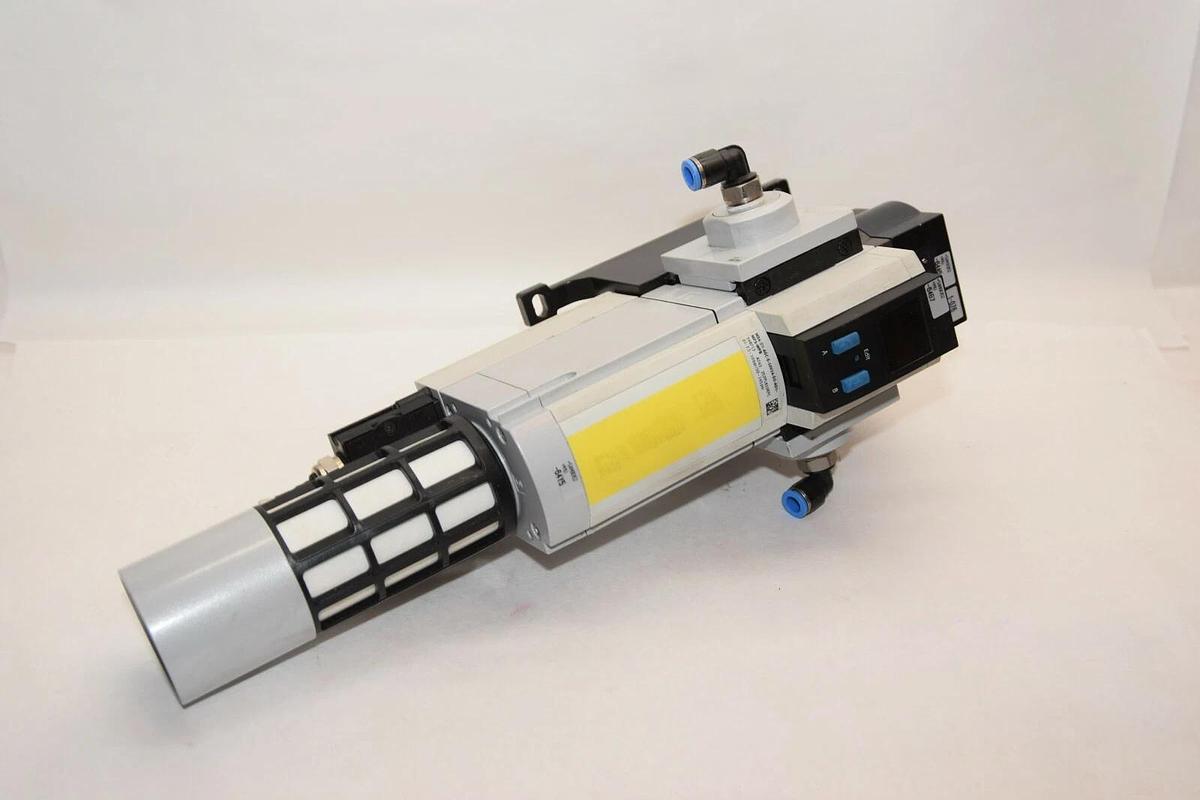 Used FESTO MS6-SV-AGC-E-10V24-SO-AD1-MP3-WPB W/ NECA-S1G9 Soft Start Exhaust Valve