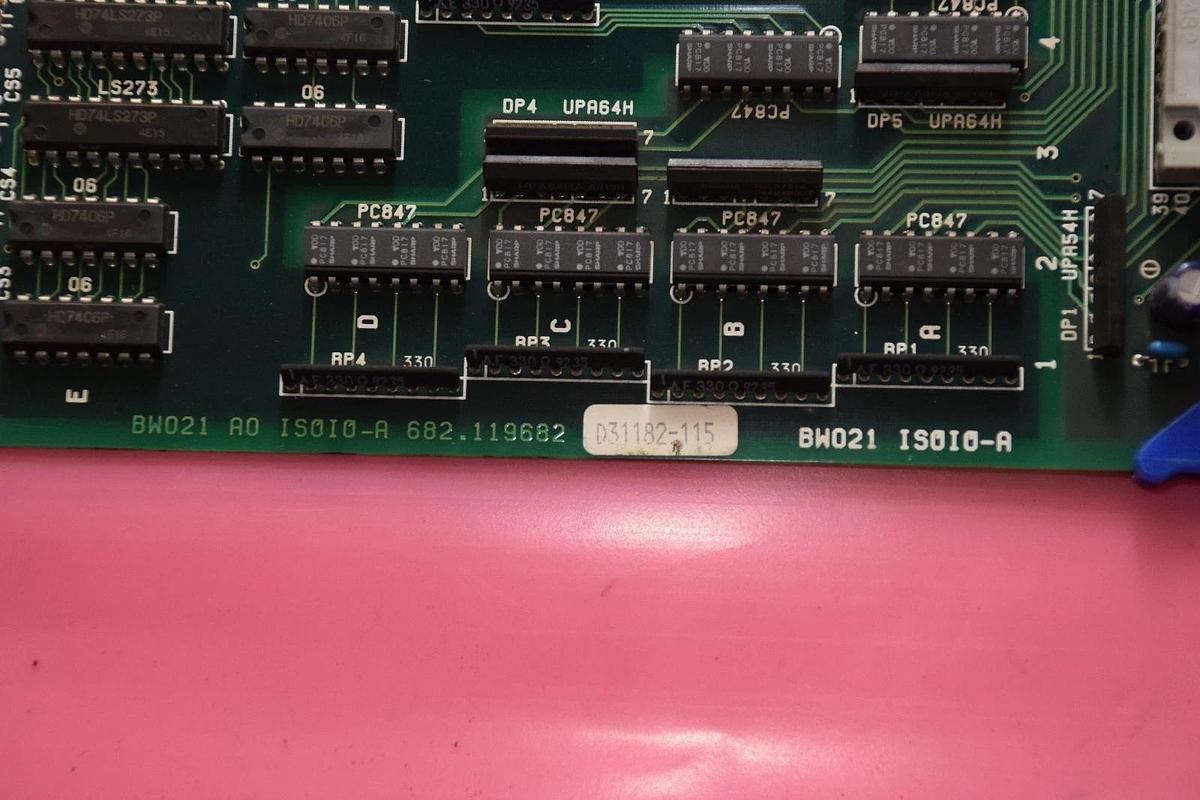 Used HITACHI Circuit Board Card BW021 A0 IS0I0-A 682.119682