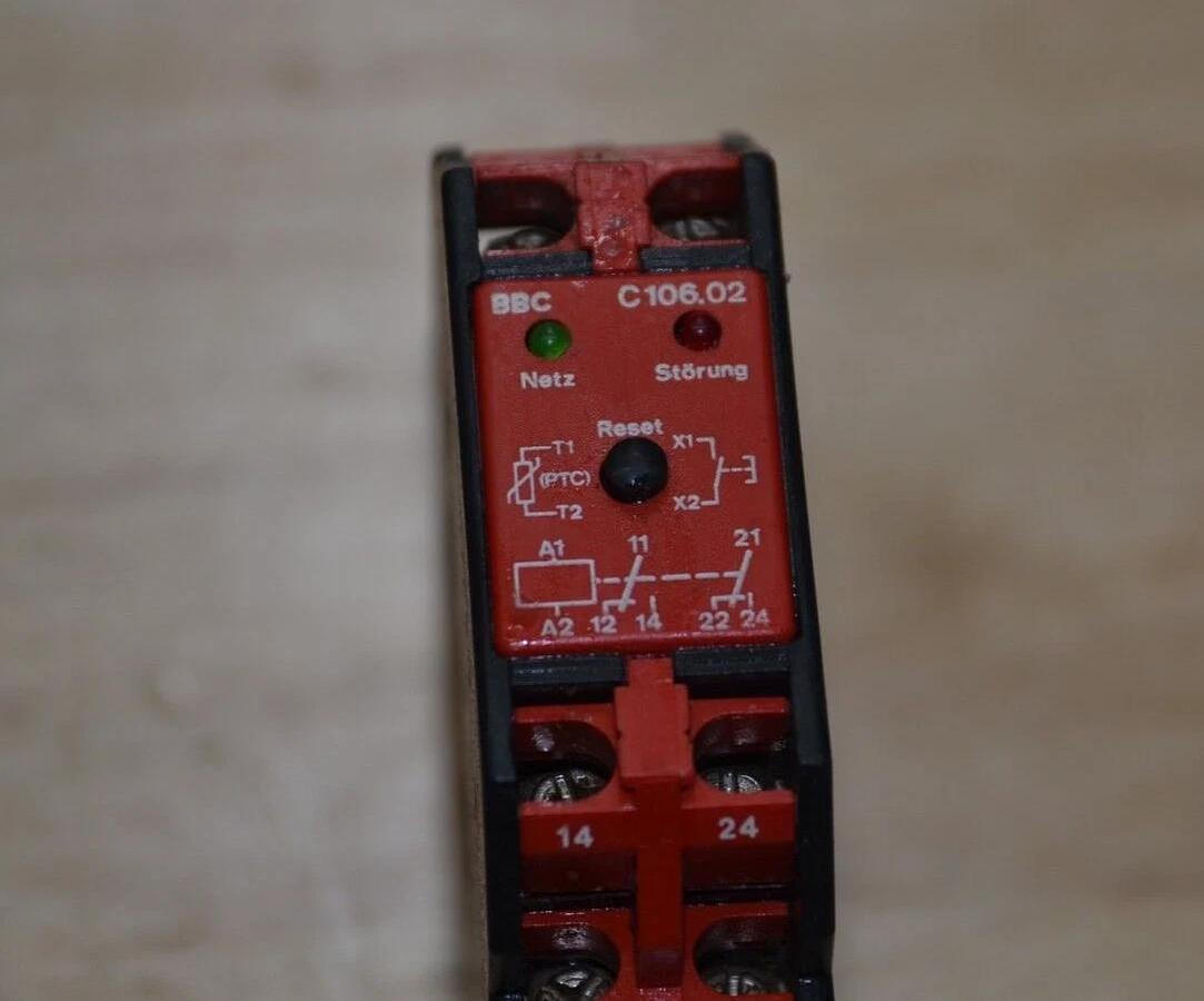 Used ABB CONTROL UNIT THERMISTOR C106.02  ASEA BROWN BOVERI C106.02-240VAC  C10602