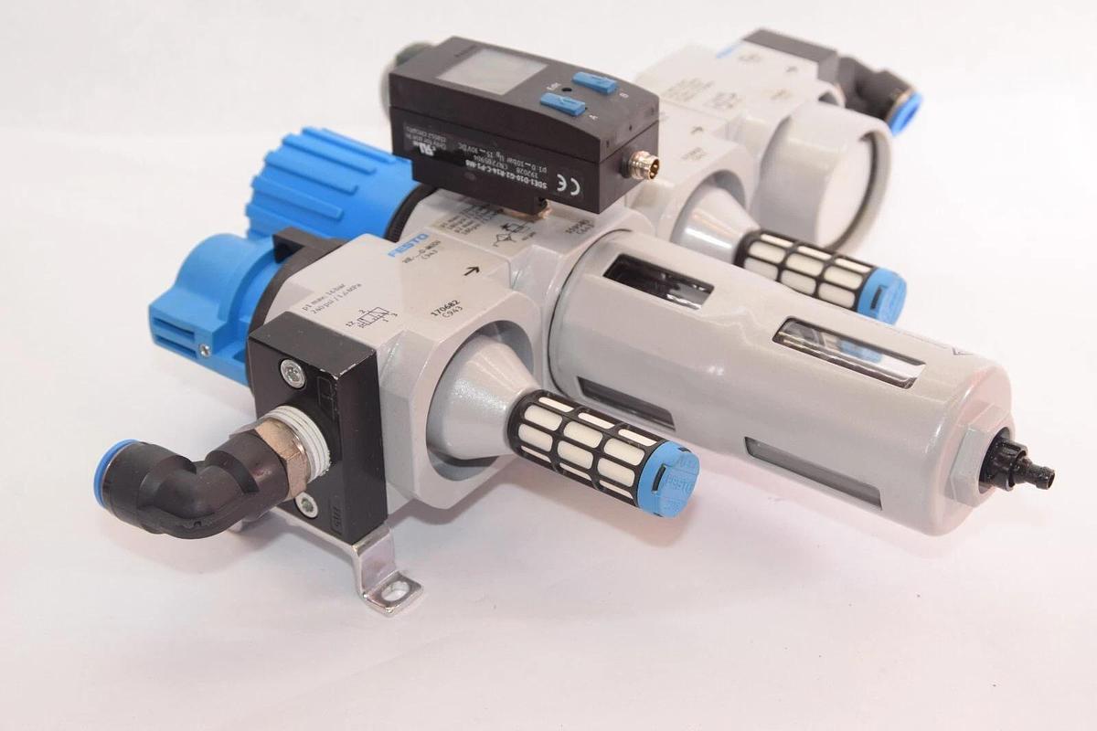Used FESTO LFR-D-MIDI-A Filter Regulator HEE-...-D-MIDI 24 HEL-..-D-MIDI HE-..-D-MIDI