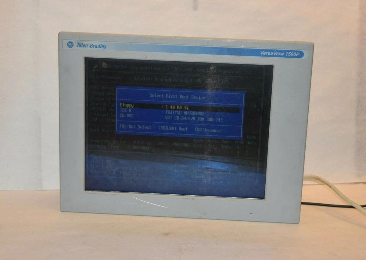 Used ALLEN BRADLEY 6181P-15NP2KH VersaView 1500P Operator interface INTEGRATED SYSTEM