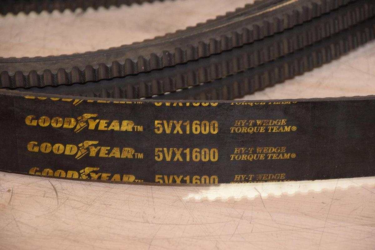 GOODYEAR 3-Rib Belt 5VX1600 2" WIDE 3/5VX1600 5VX1600-3 NEW