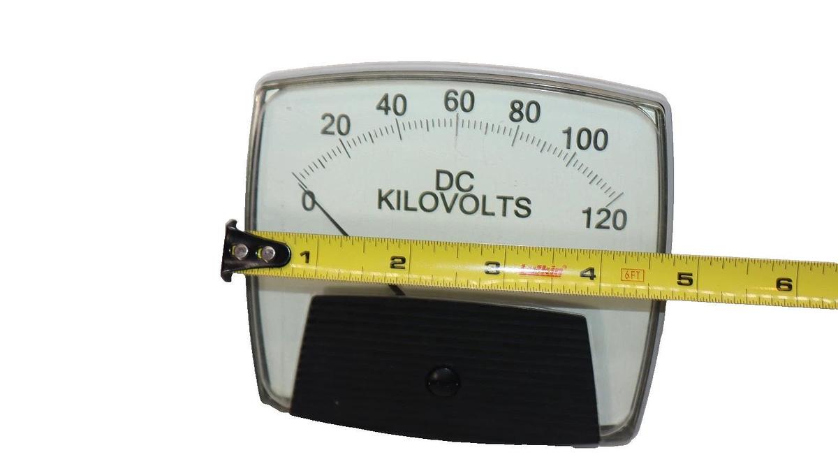 Used Yokogawa Panel Meter 0-120dc Kilovolts 250400FAXX , 250-400-FAXX , Vintage