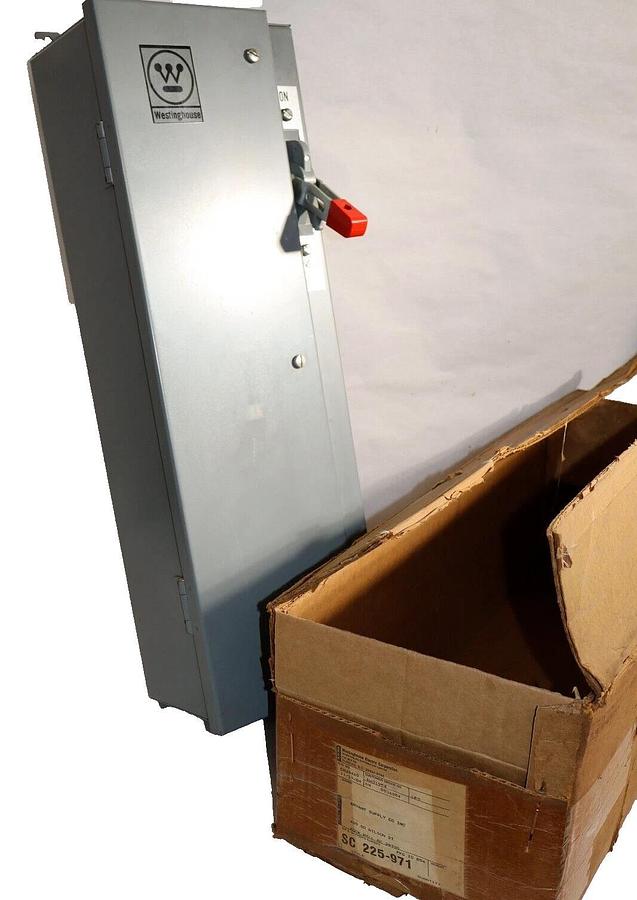 Westinghouse Motor Control Starter Disconnect Size Sz 2 A206J2MGAC 50a 25hp NOS