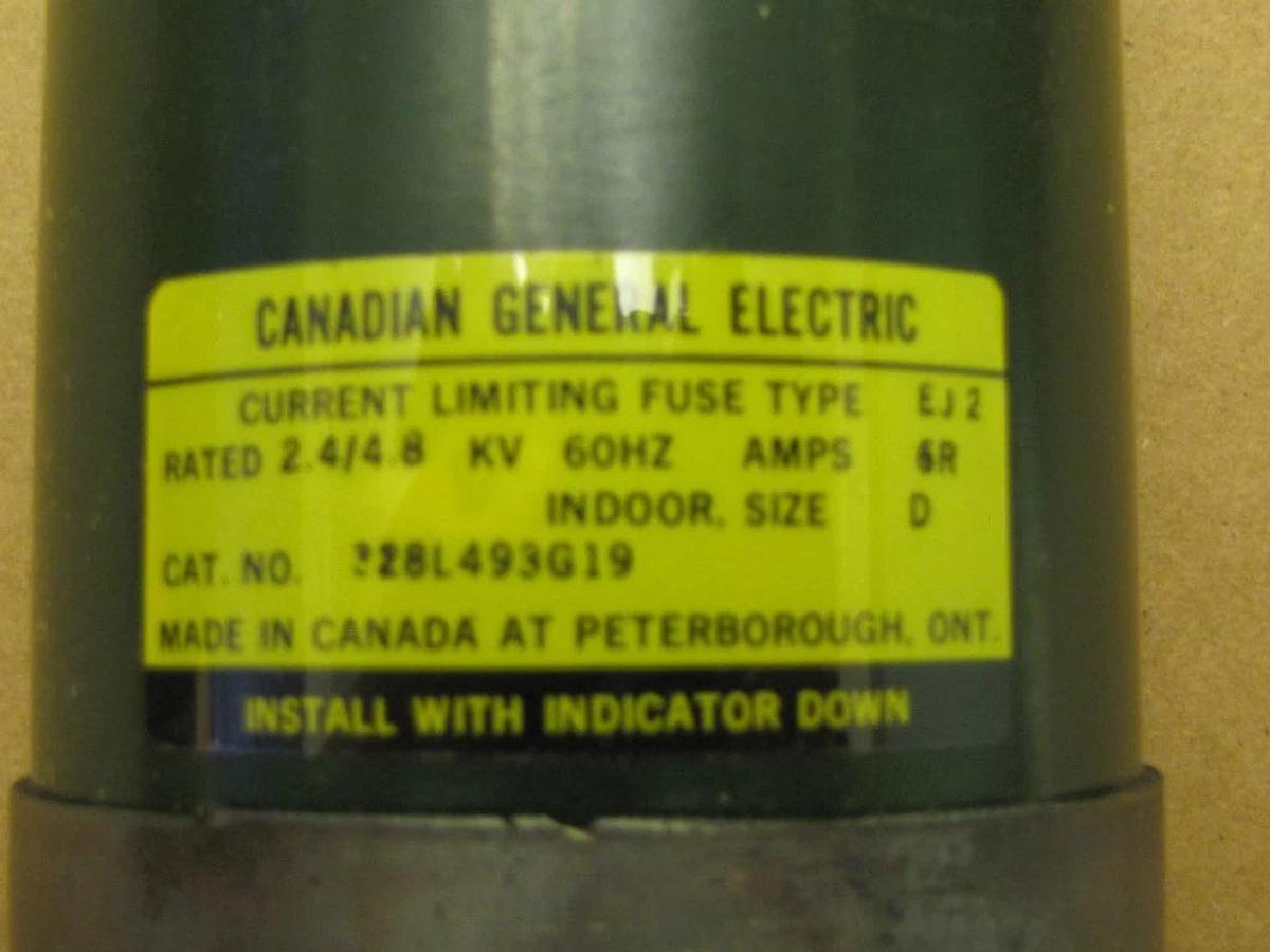GENERAL ELECTRIC FUSE GE EJ-2 6R AMP  328L493G19 NEW