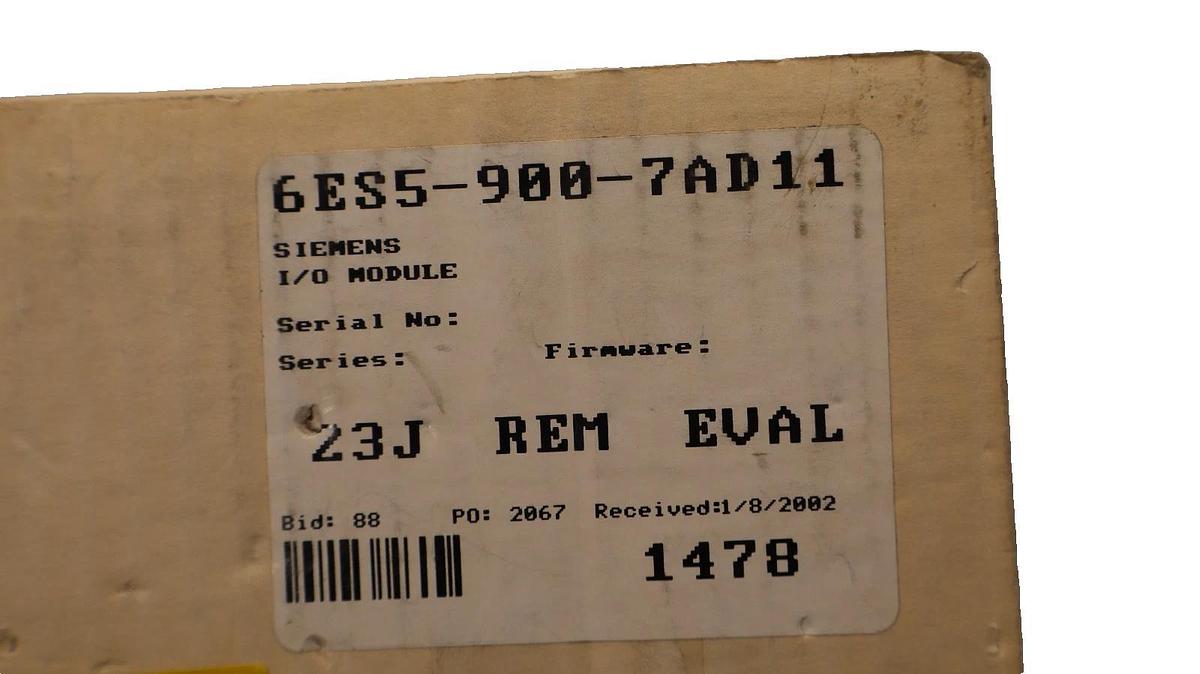Siemens 6ES5 900-7AD11 , 6ES59007AD11 simatic S5-110A Module